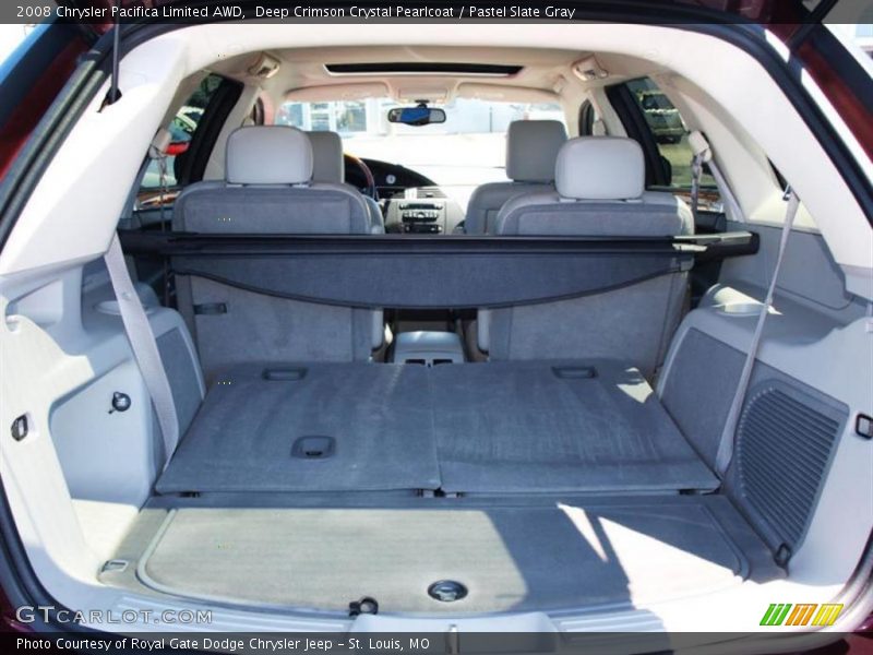 Deep Crimson Crystal Pearlcoat / Pastel Slate Gray 2008 Chrysler Pacifica Limited AWD