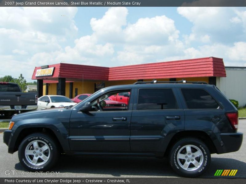 Steel Blue Metallic / Medium Slate Gray 2007 Jeep Grand Cherokee Laredo