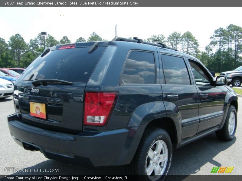 Steel Blue Metallic / Medium Slate Gray 2007 Jeep Grand Cherokee Laredo