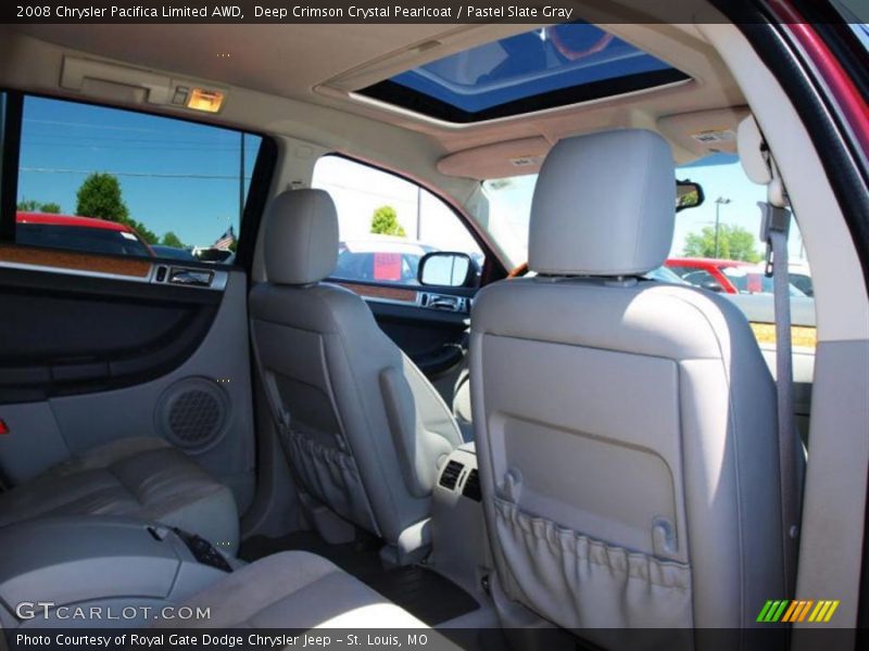 Deep Crimson Crystal Pearlcoat / Pastel Slate Gray 2008 Chrysler Pacifica Limited AWD