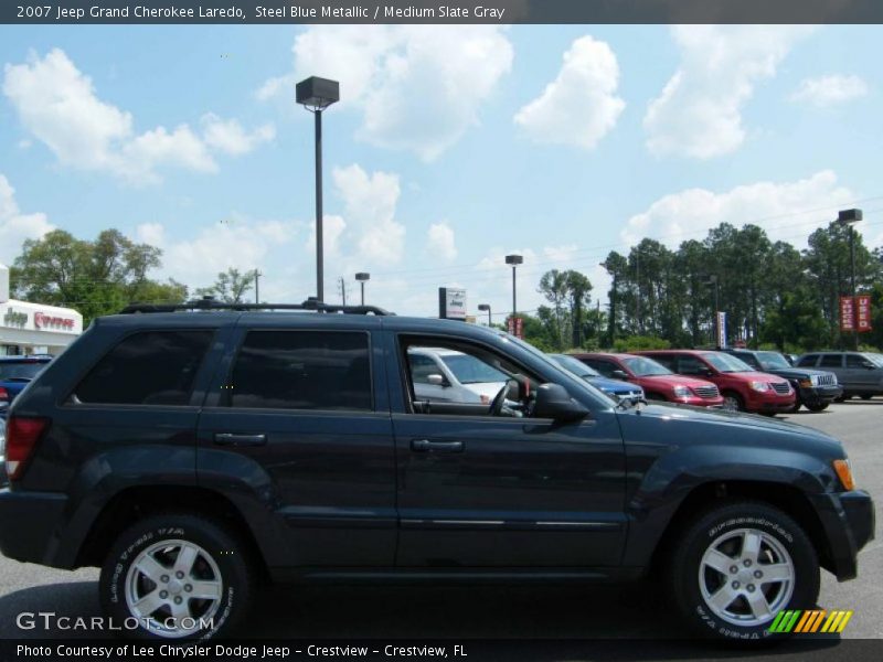 Steel Blue Metallic / Medium Slate Gray 2007 Jeep Grand Cherokee Laredo