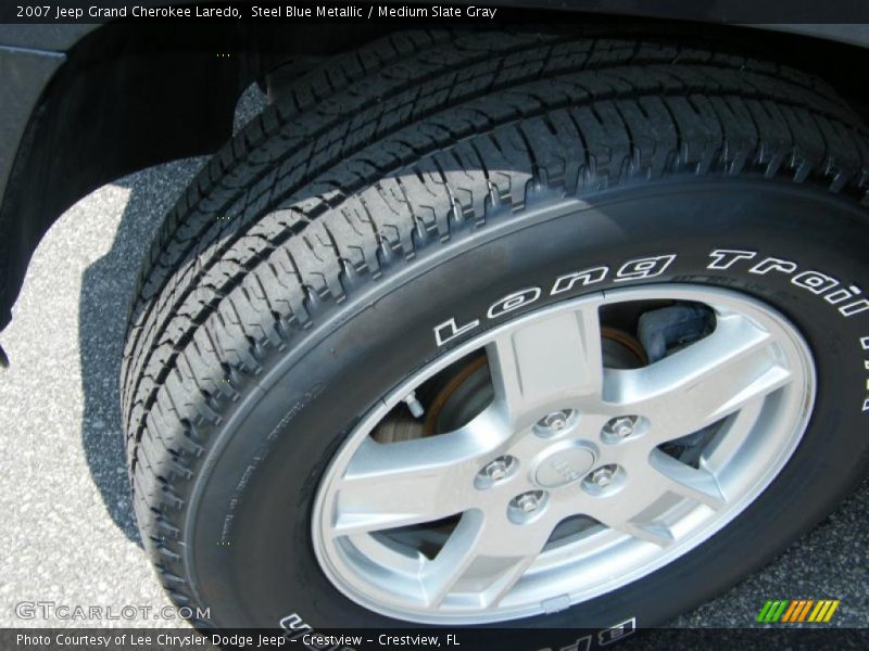 Steel Blue Metallic / Medium Slate Gray 2007 Jeep Grand Cherokee Laredo