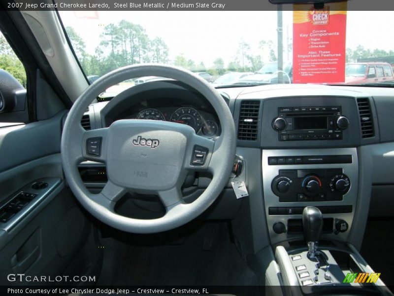 Steel Blue Metallic / Medium Slate Gray 2007 Jeep Grand Cherokee Laredo