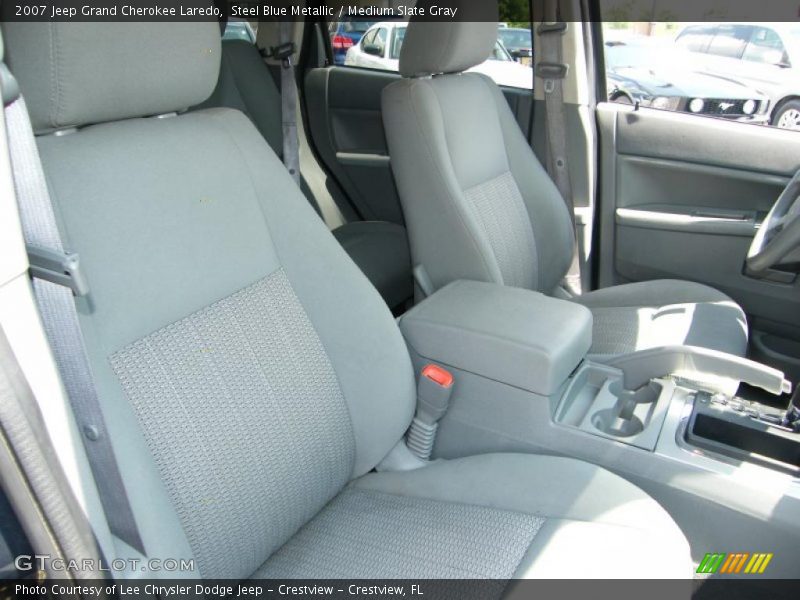 Steel Blue Metallic / Medium Slate Gray 2007 Jeep Grand Cherokee Laredo