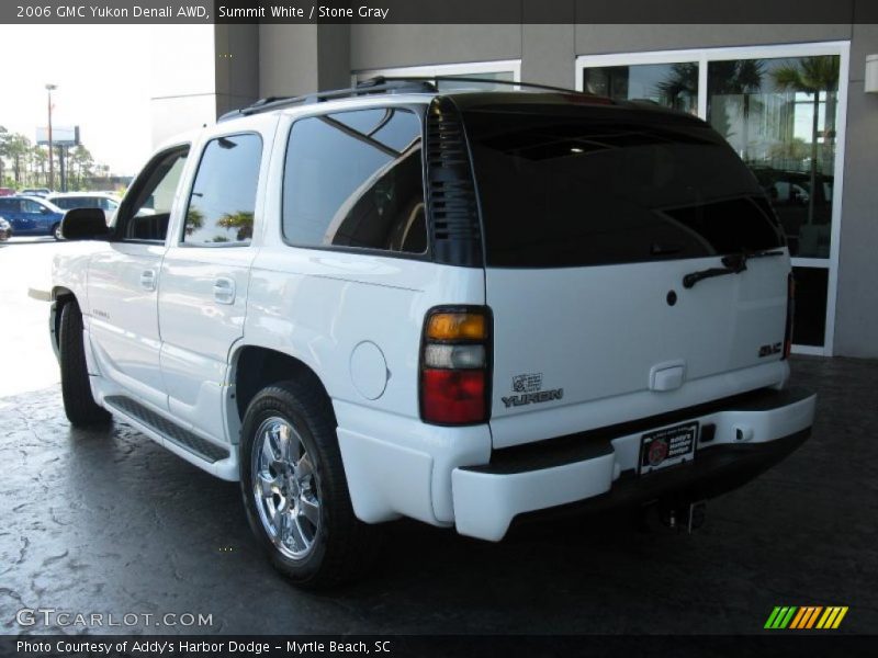 Summit White / Stone Gray 2006 GMC Yukon Denali AWD