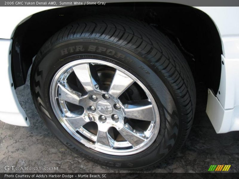 Summit White / Stone Gray 2006 GMC Yukon Denali AWD