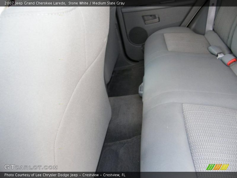Stone White / Medium Slate Gray 2007 Jeep Grand Cherokee Laredo