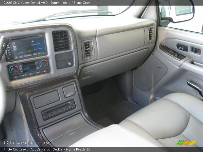 Summit White / Stone Gray 2006 GMC Yukon Denali AWD