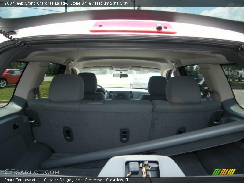 Stone White / Medium Slate Gray 2007 Jeep Grand Cherokee Laredo