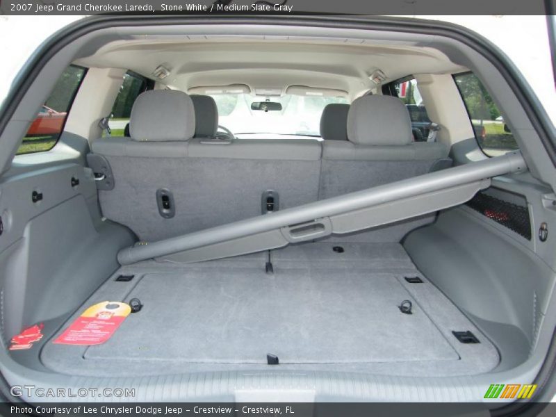 Stone White / Medium Slate Gray 2007 Jeep Grand Cherokee Laredo
