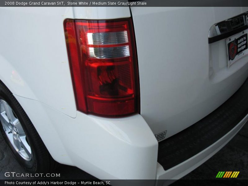 Stone White / Medium Slate Gray/Light Shale 2008 Dodge Grand Caravan SXT