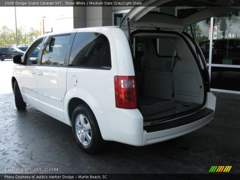 Stone White / Medium Slate Gray/Light Shale 2008 Dodge Grand Caravan SXT
