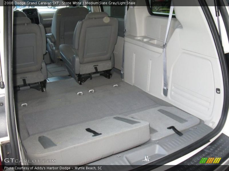Stone White / Medium Slate Gray/Light Shale 2008 Dodge Grand Caravan SXT