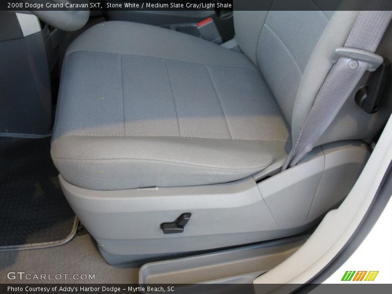 Stone White / Medium Slate Gray/Light Shale 2008 Dodge Grand Caravan SXT
