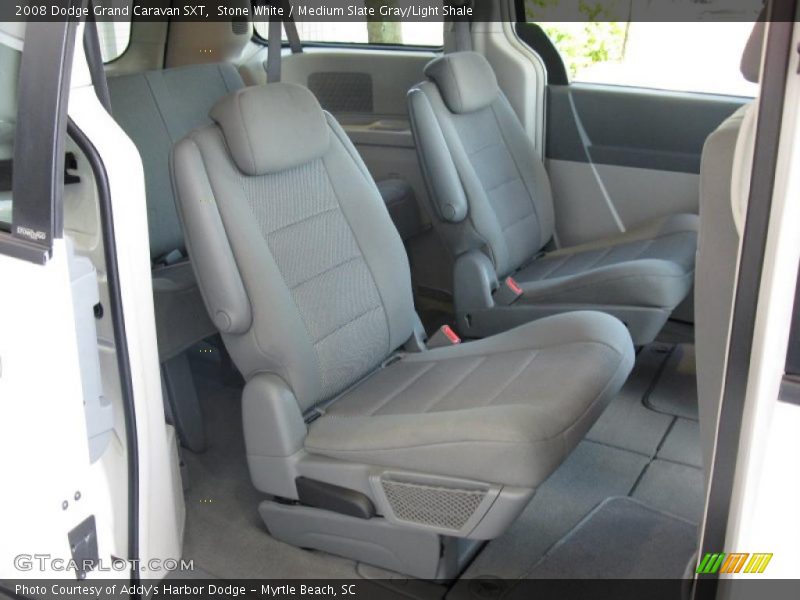Stone White / Medium Slate Gray/Light Shale 2008 Dodge Grand Caravan SXT