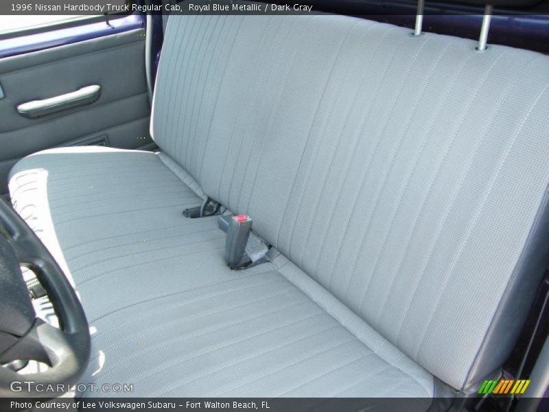Royal Blue Metallic / Dark Gray 1996 Nissan Hardbody Truck Regular Cab