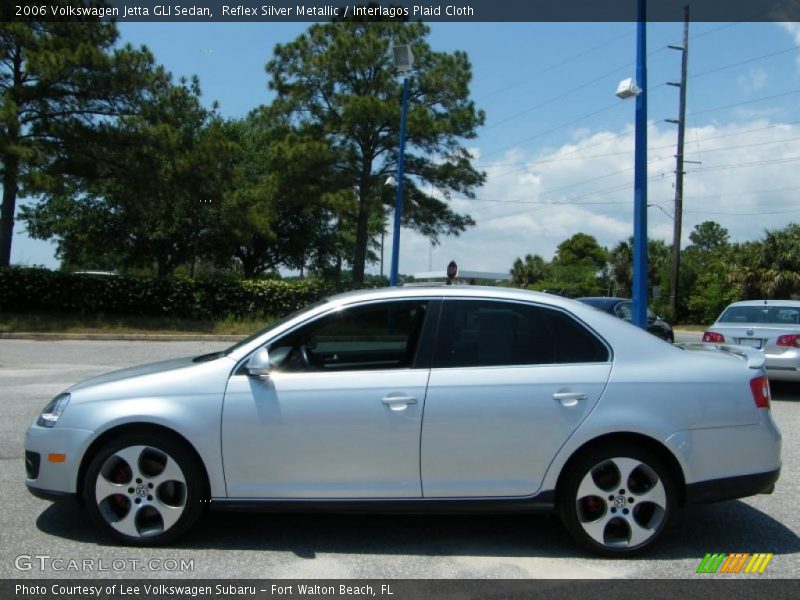 Reflex Silver Metallic / Interlagos Plaid Cloth 2006 Volkswagen Jetta GLI Sedan