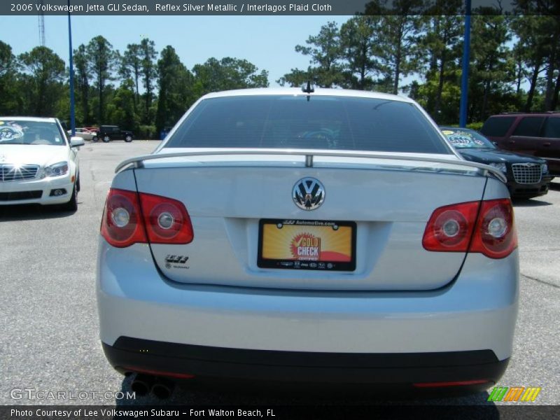 Reflex Silver Metallic / Interlagos Plaid Cloth 2006 Volkswagen Jetta GLI Sedan