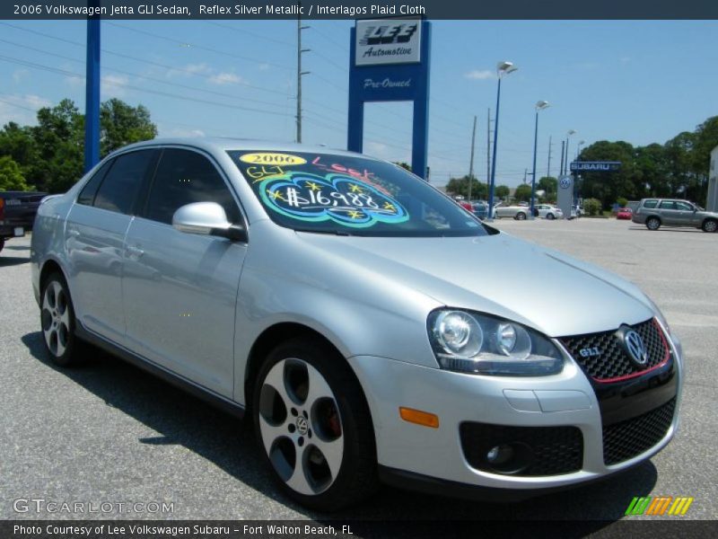 Reflex Silver Metallic / Interlagos Plaid Cloth 2006 Volkswagen Jetta GLI Sedan