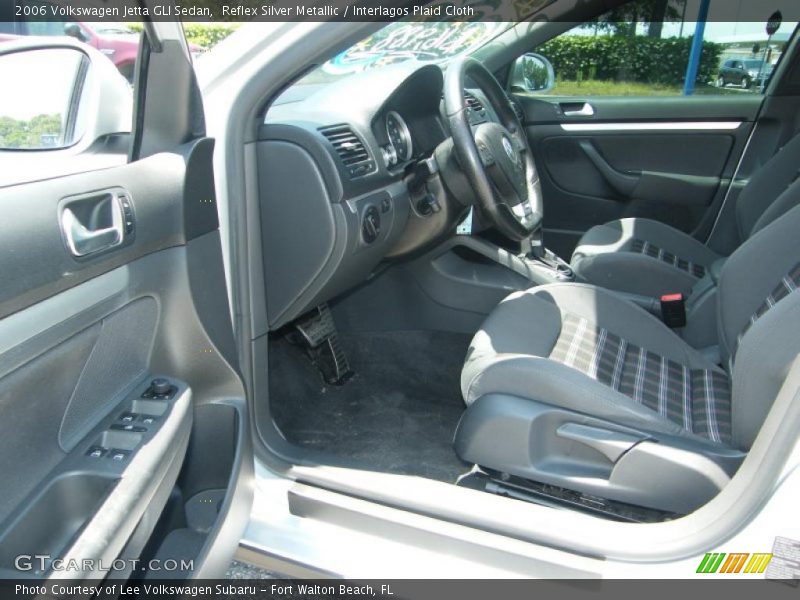 Reflex Silver Metallic / Interlagos Plaid Cloth 2006 Volkswagen Jetta GLI Sedan