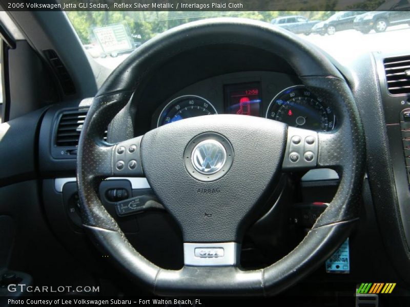 Reflex Silver Metallic / Interlagos Plaid Cloth 2006 Volkswagen Jetta GLI Sedan
