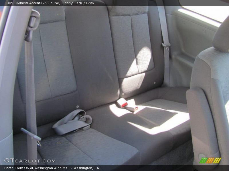 Ebony Black / Gray 2005 Hyundai Accent GLS Coupe