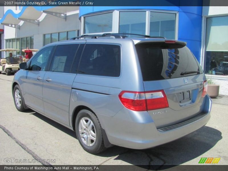 Slate Green Metallic / Gray 2007 Honda Odyssey EX