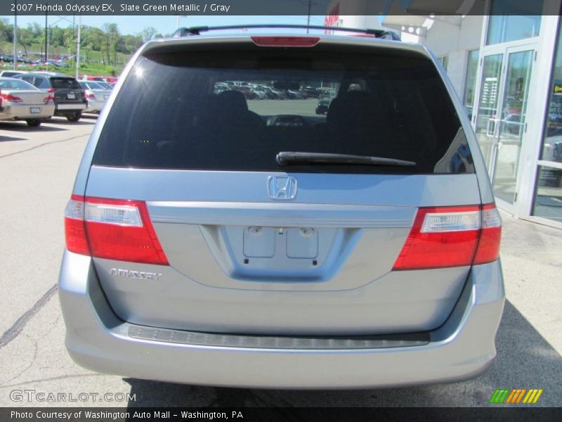 Slate Green Metallic / Gray 2007 Honda Odyssey EX