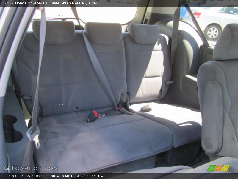 Slate Green Metallic / Gray 2007 Honda Odyssey EX
