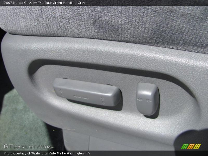 Slate Green Metallic / Gray 2007 Honda Odyssey EX