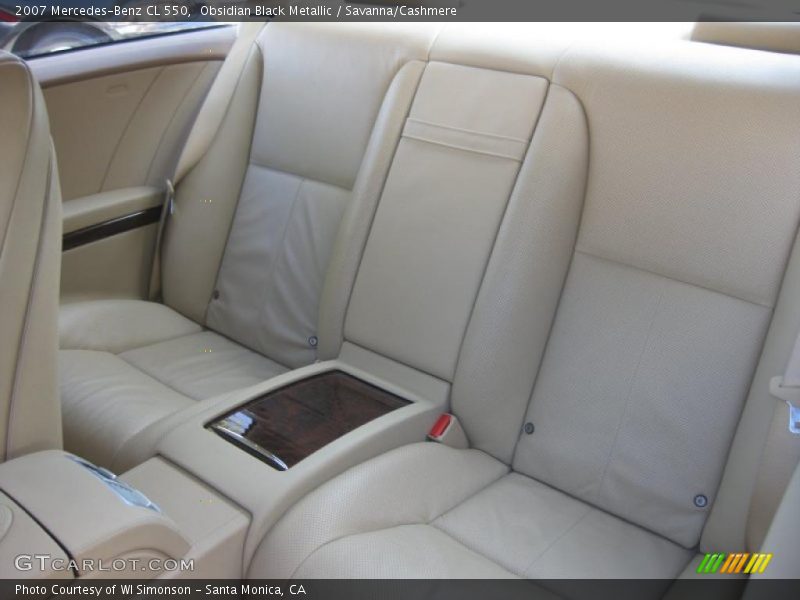 Obsidian Black Metallic / Savanna/Cashmere 2007 Mercedes-Benz CL 550