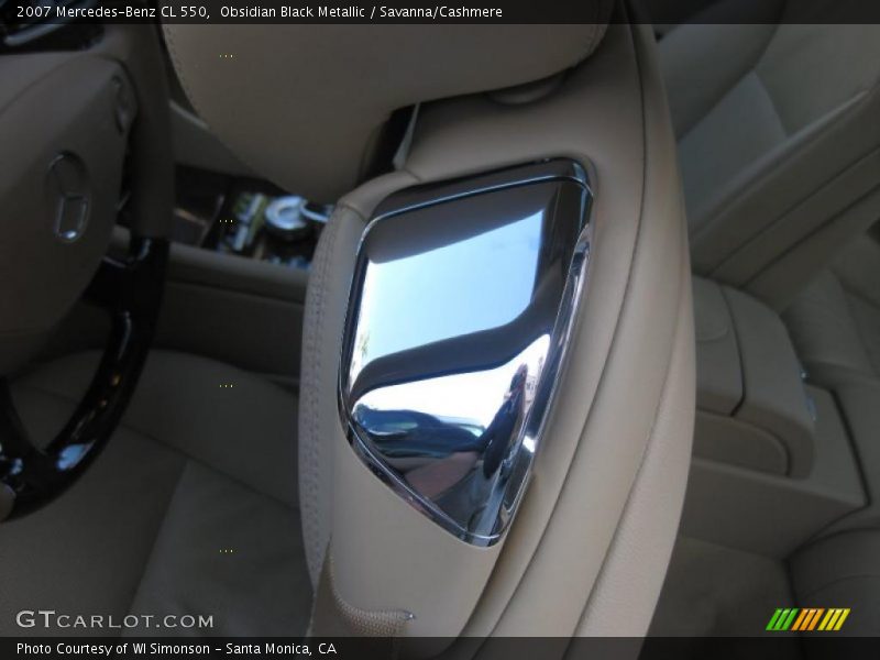 Obsidian Black Metallic / Savanna/Cashmere 2007 Mercedes-Benz CL 550