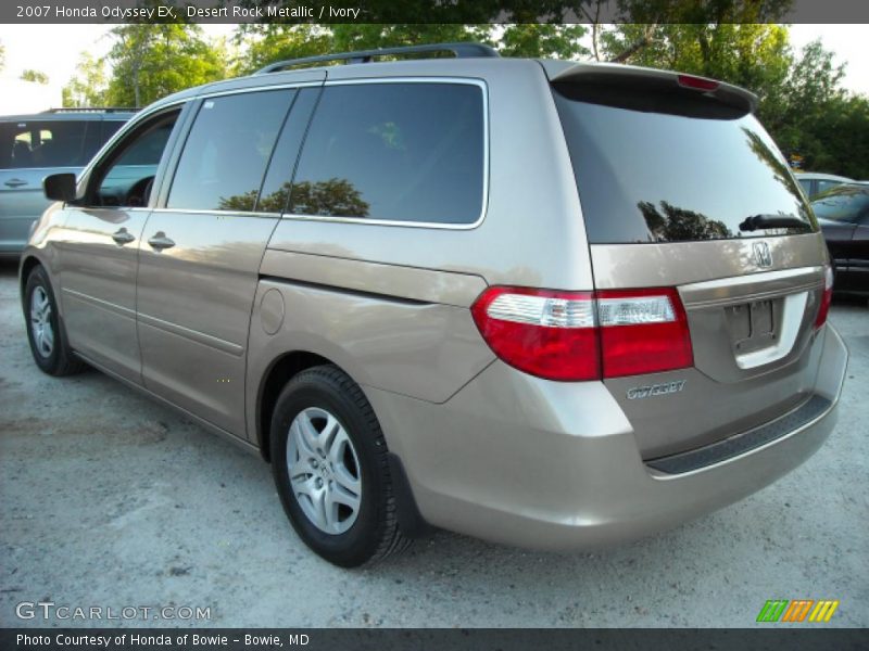 Desert Rock Metallic / Ivory 2007 Honda Odyssey EX