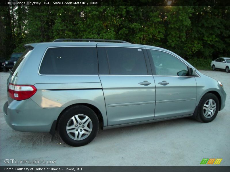 Slate Green Metallic / Olive 2007 Honda Odyssey EX-L