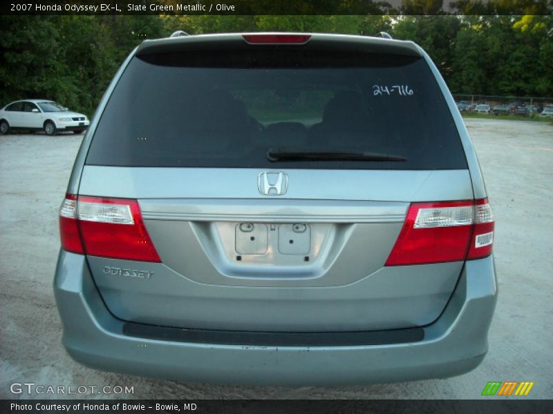 Slate Green Metallic / Olive 2007 Honda Odyssey EX-L