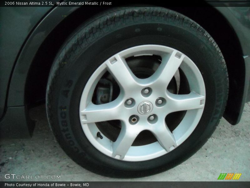 Mystic Emerald Metallic / Frost 2006 Nissan Altima 2.5 SL