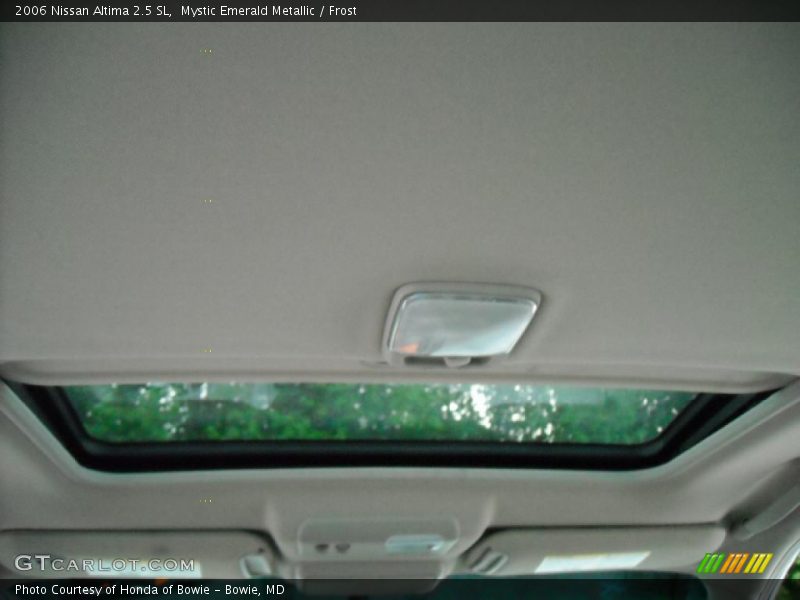 Mystic Emerald Metallic / Frost 2006 Nissan Altima 2.5 SL