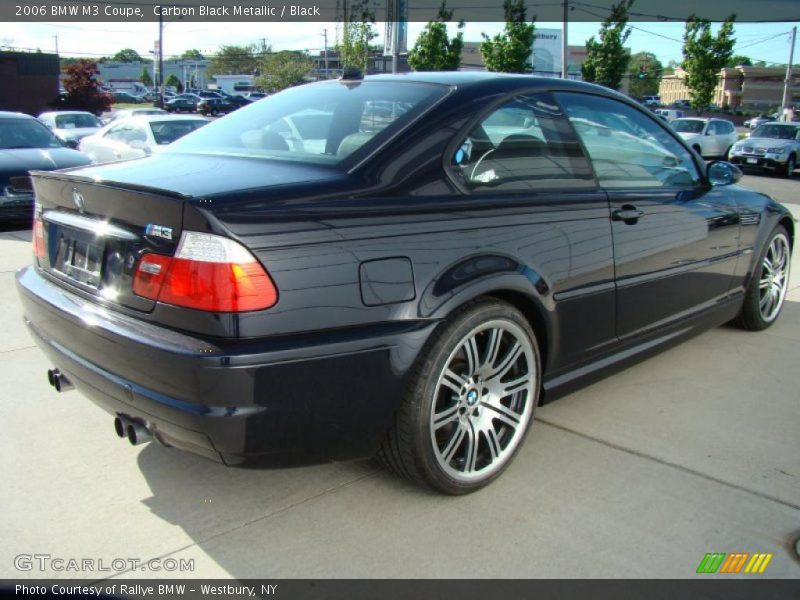 Carbon Black Metallic / Black 2006 BMW M3 Coupe