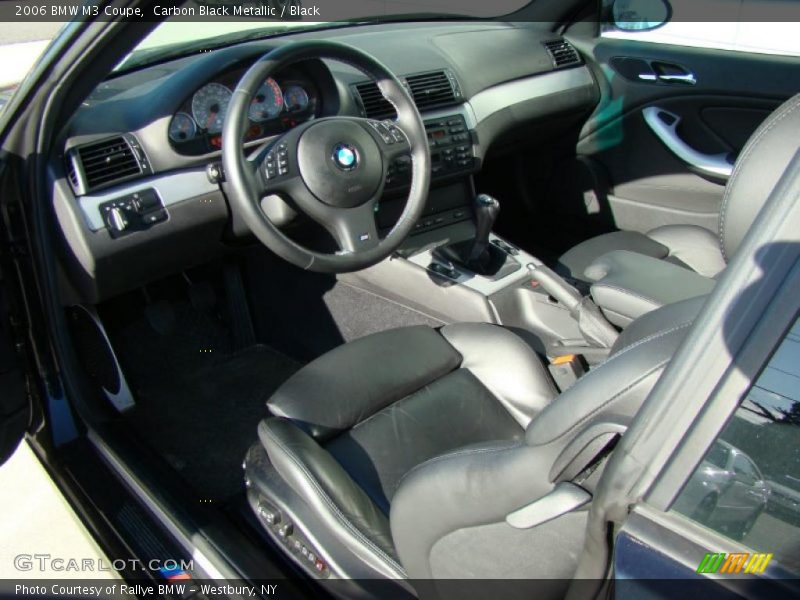 Carbon Black Metallic / Black 2006 BMW M3 Coupe