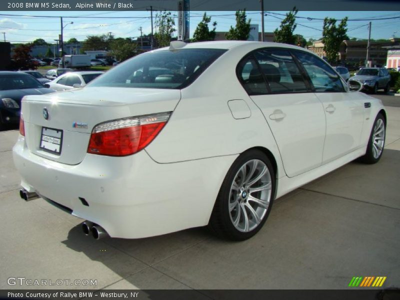 Alpine White / Black 2008 BMW M5 Sedan