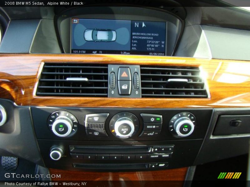 Alpine White / Black 2008 BMW M5 Sedan