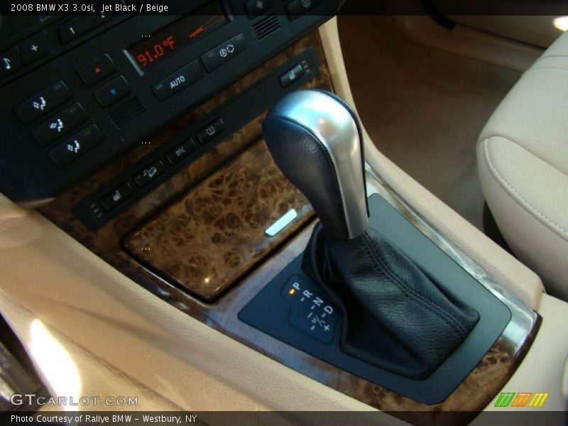 Jet Black / Beige 2008 BMW X3 3.0si