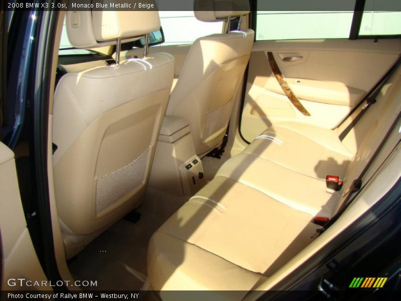 Monaco Blue Metallic / Beige 2008 BMW X3 3.0si