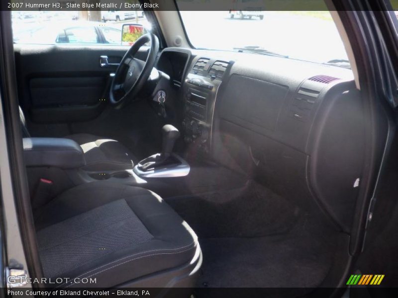 Slate Blue Metallic / Ebony Black 2007 Hummer H3