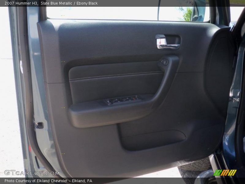 Slate Blue Metallic / Ebony Black 2007 Hummer H3