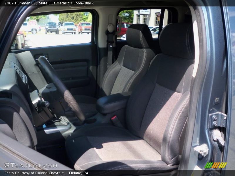 Slate Blue Metallic / Ebony Black 2007 Hummer H3