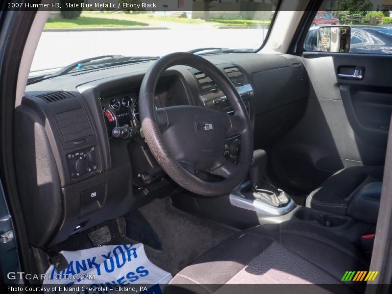 Slate Blue Metallic / Ebony Black 2007 Hummer H3