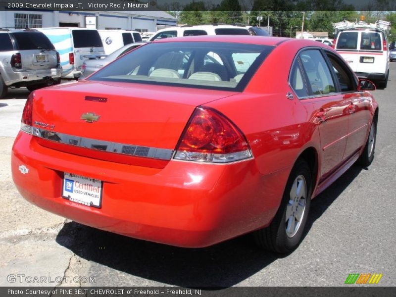 Victory Red / Neutral 2009 Chevrolet Impala LT