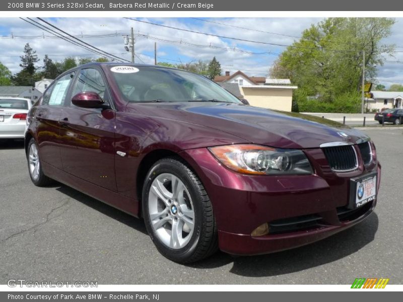 Barbera Red Metallic / Cream Beige 2008 BMW 3 Series 328xi Sedan