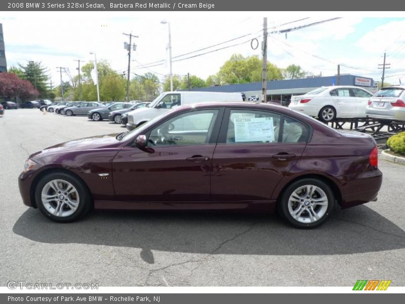 Barbera Red Metallic / Cream Beige 2008 BMW 3 Series 328xi Sedan